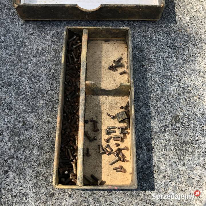 Zestaw śrub nakrętek zegarmistrzowskich małych sprzedam
