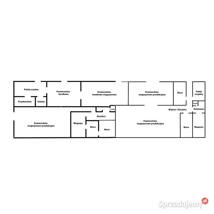 Hala przemysłowa 626 m Gubin sprzedaż bez Sprzedaż