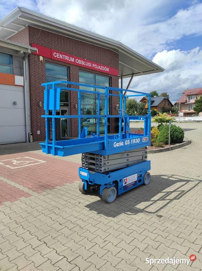 Podnośnik nożycowy GENIE GS 1930 242 Dźwigi, podnośniki Jasło sprzedam
