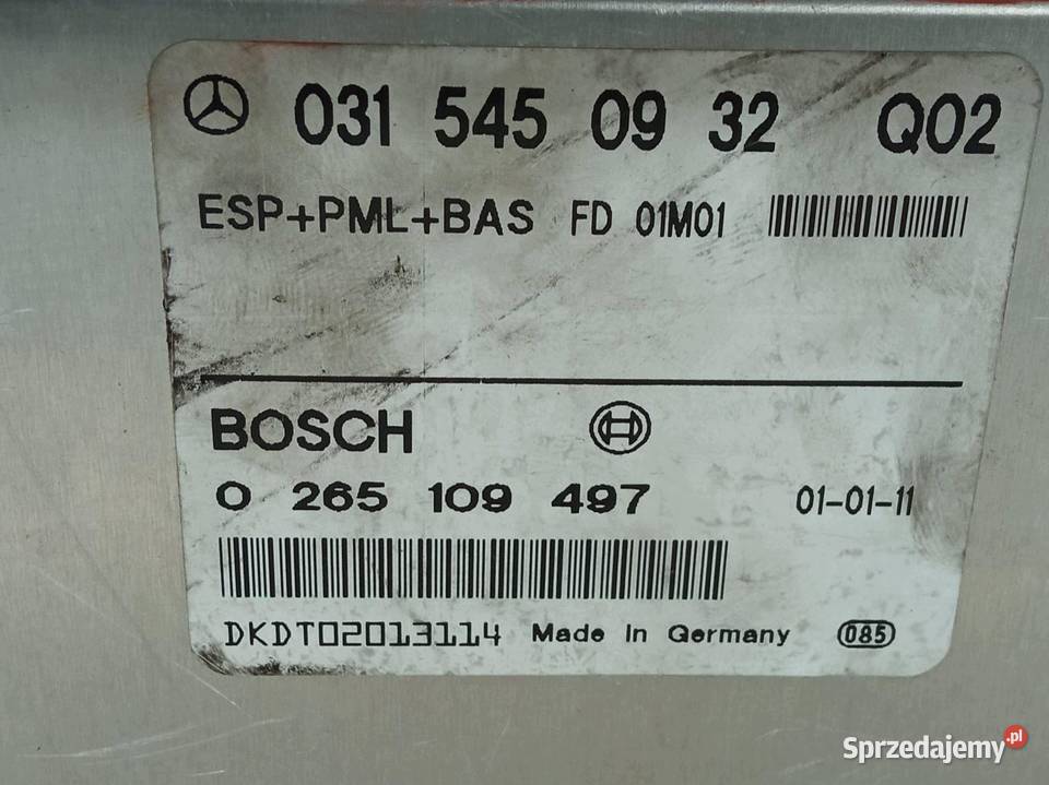MODUŁ ESP 0315450932 0265109497 MercedesBenz świętokrzyskie