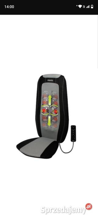 hOmedics Mata 3D do masazu Shiatsu biura Wałbrzych