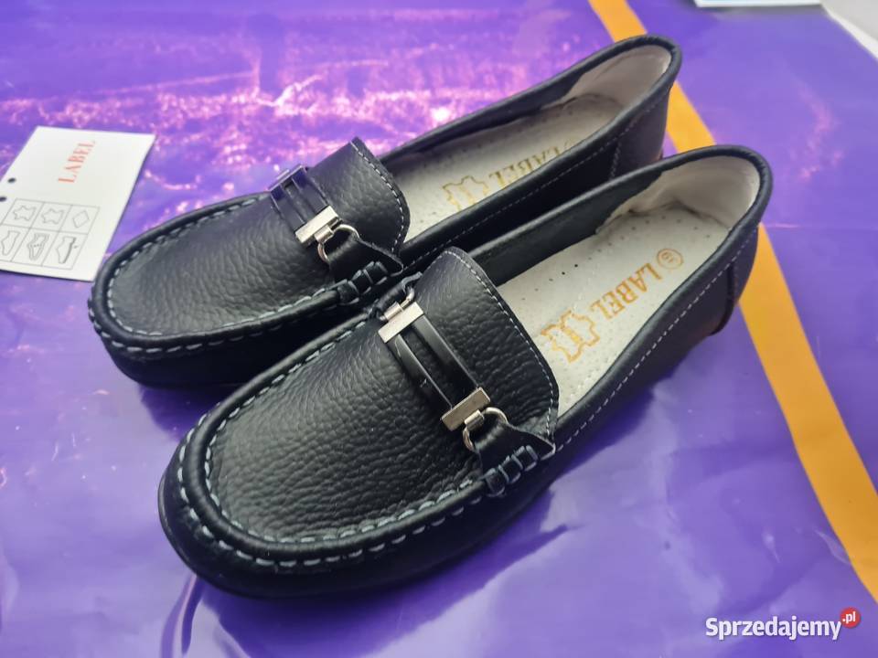 Buty mokasyny Skórzane Nowe 39 Okazja inna Warszawa