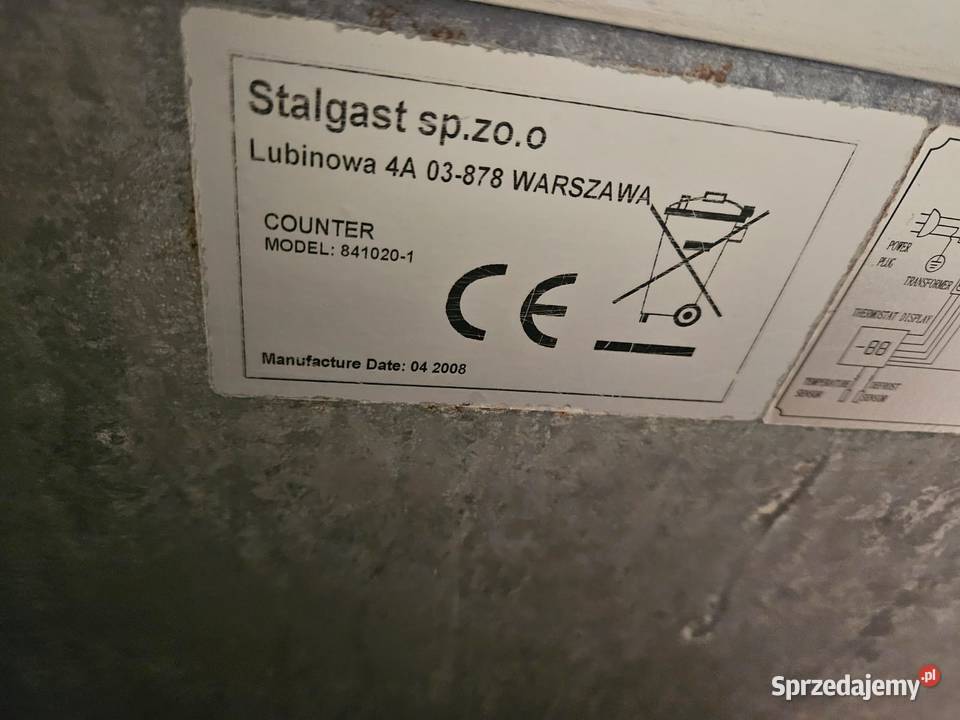 Stół chłodniczy 2 drzwiowy Stalgast 136 x 70 Pszczyna