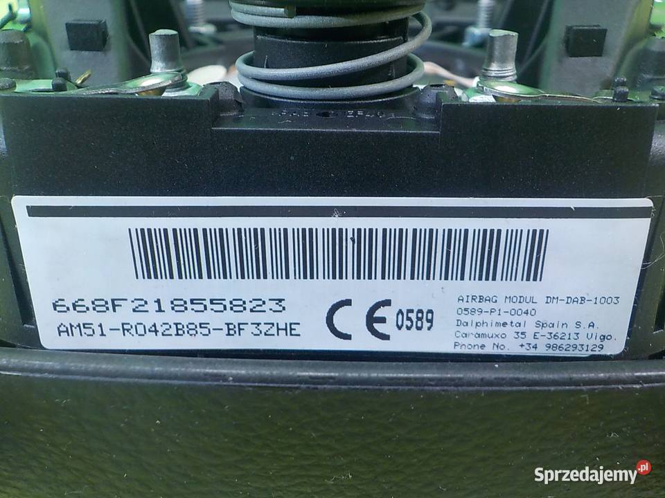 FORD FOCUS MK3 10 B 12r HB 5D AIRBAG poduszka osobowe Suków