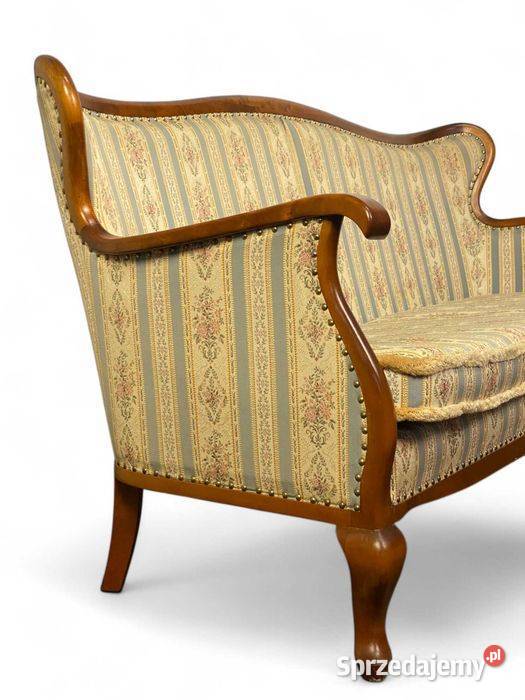 002 Sofa kanapa trzyosobowa w stylu ludwikowskim Gryfice