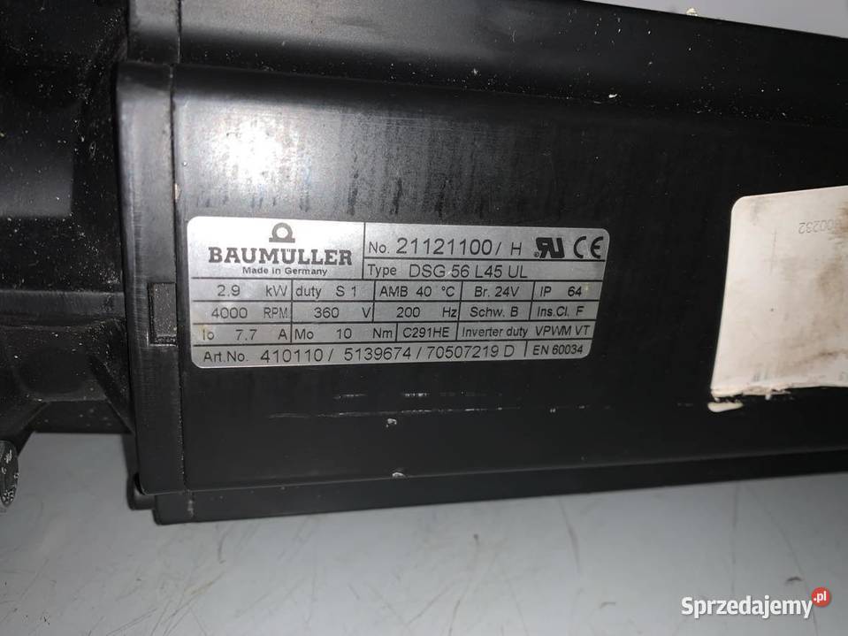 Baumuller DSG 56 L45 29kW SPN Schwaben Prazision mazowieckie Warszawa