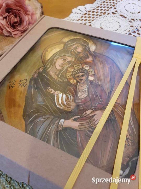Obraz ręcznie malowany ŚwRodzina Strzyżów