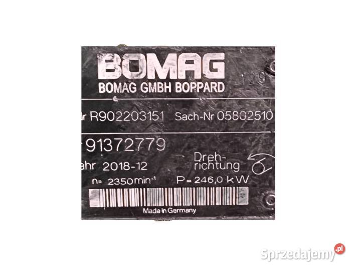 Bomag 05802510 R902203151 Pompa hydrauliczna do Poznań