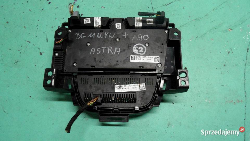 OPEL ASTRA J IV 11r panel radia panel Motoryzacja