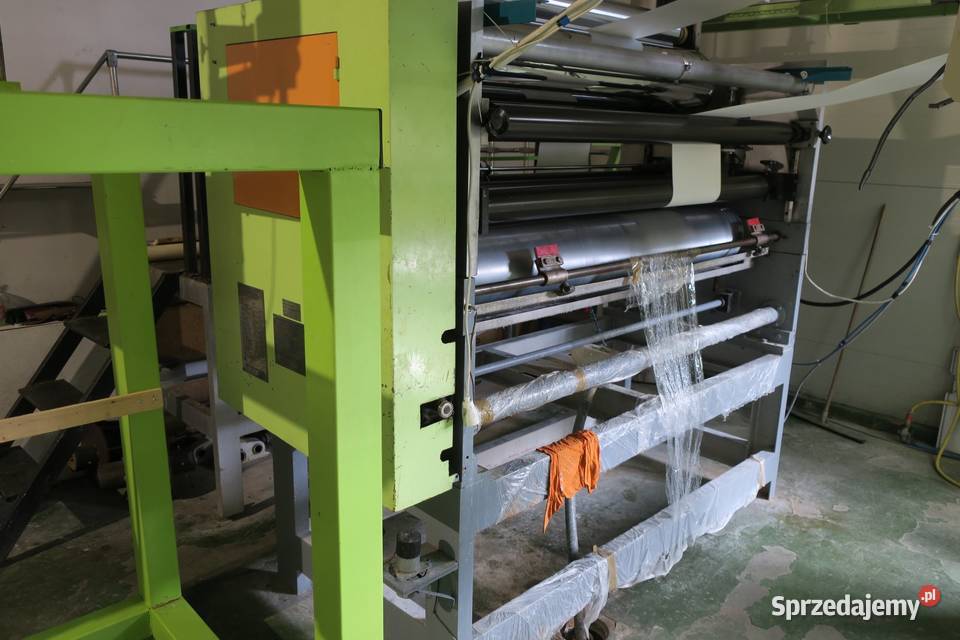 Linia do powlekania laminowania papieru i folii łódzkie sprzedam