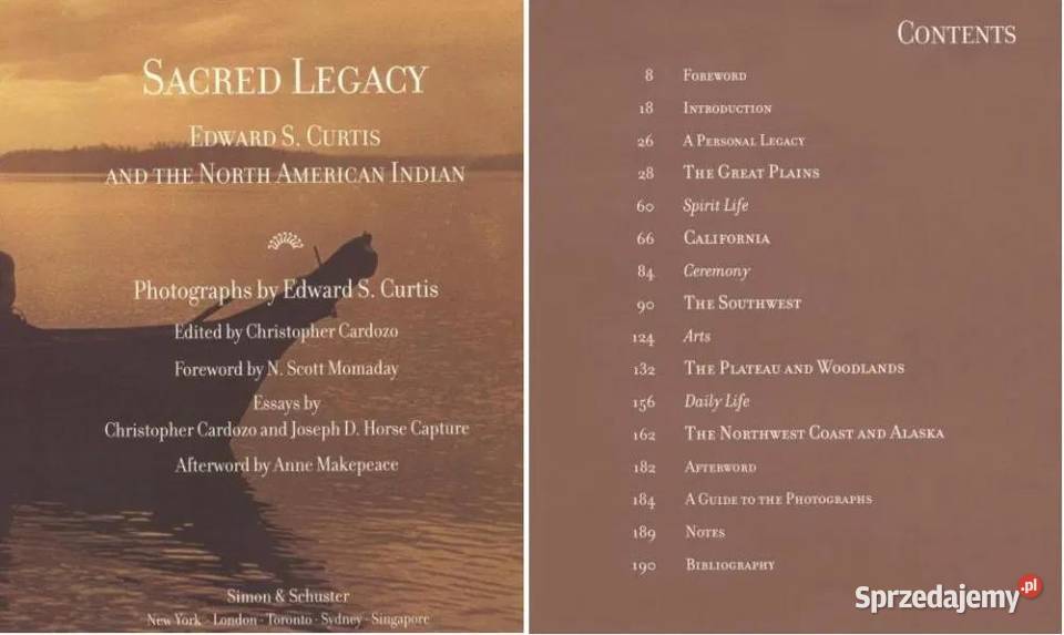 Sacred Legacy E S Curtis and The North American Chełm