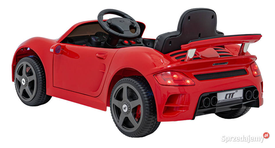 RUF CTR3 Czerwony Auto na Akumulator 12V 9Ah Łopuszno