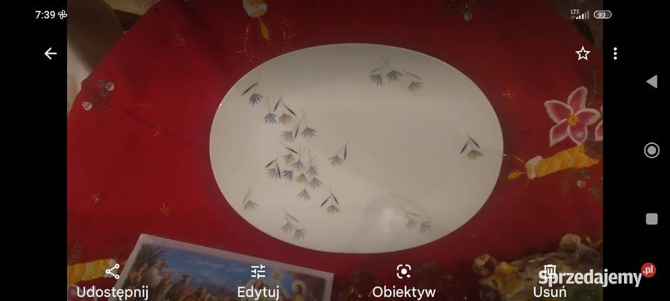 Owalna patera porcelana Rosenthal Niemcy biel Porcelana i szkło Wrocław