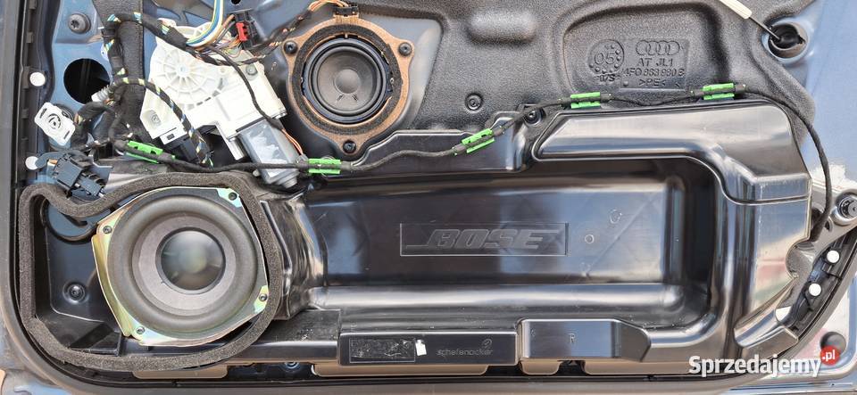 AUDI A6 C6 DRZWI PRAWY PRZÓD PRAWE KOMPLETNE Drzwi Bieleń