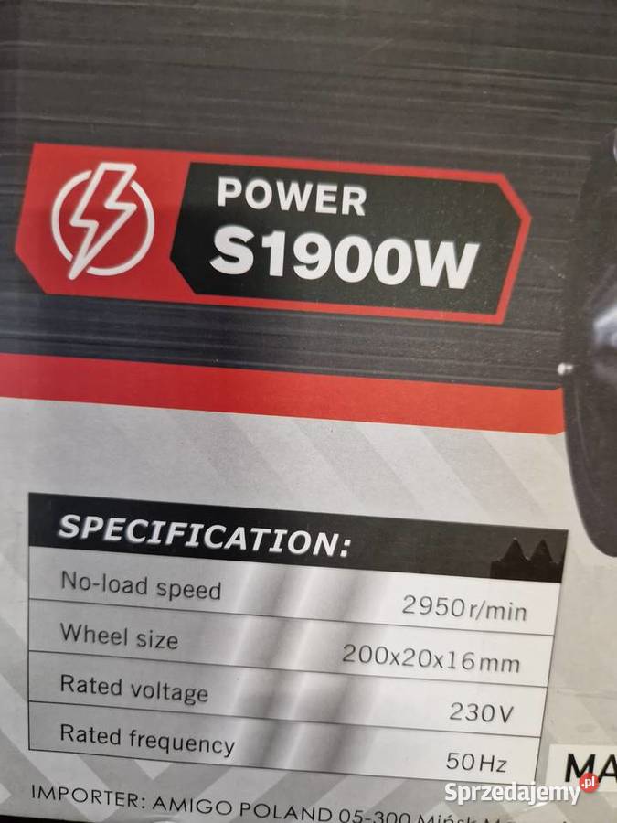 Szlifierka stołowa Cramp model MD200HD o Głogowa sprzedam
