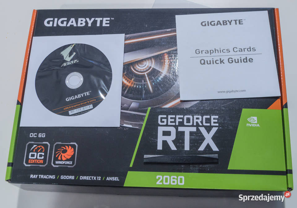 Gigabyte GeForce RTX 2060 OC 6GB GDDR6 192bit 6GB Częstochowa sprzedam