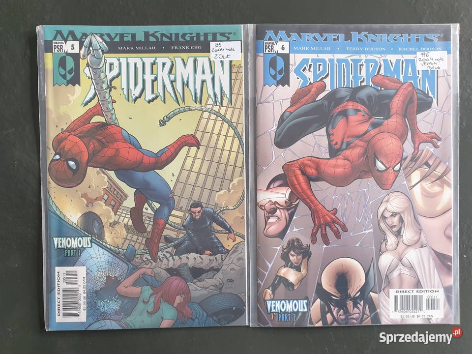 Marvel Knights SpiderMan 8 oryginalnych komiksów