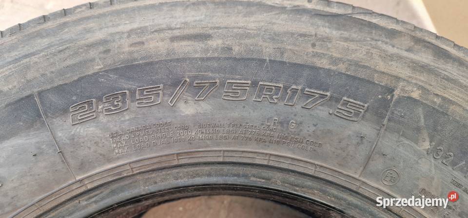 OPONY PRZEDNIE FULDA REGIOCONTROL 235 75 R175 75 Bieleń