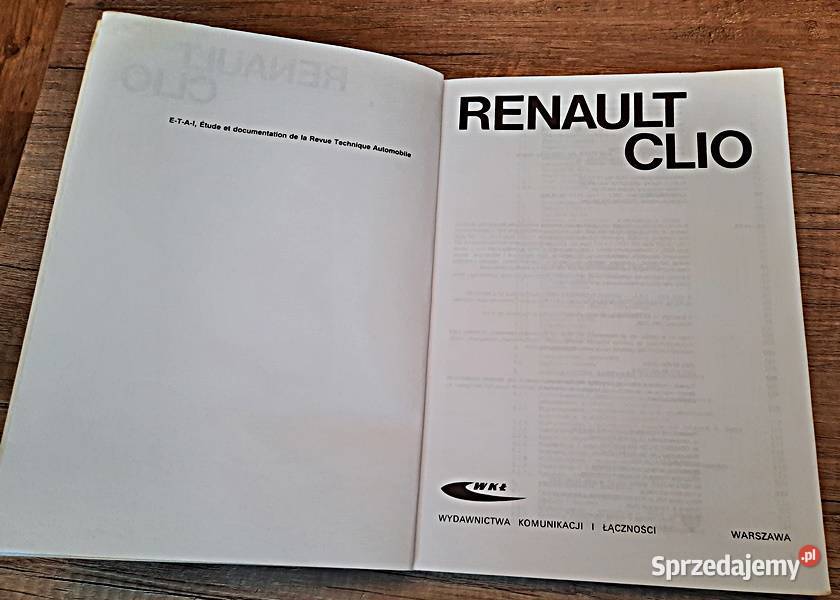 Renault Clio budowa i działanie 19901998 Ostrów Wielkopolski