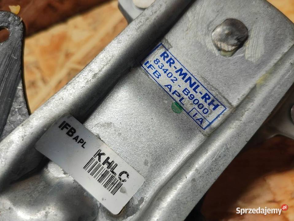 Mechanizm Podnośnik Szyby Prawy Tył Hyundai i10