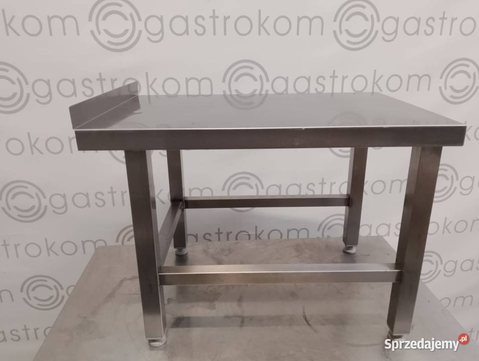 Stół ze stali nierdzewnej 47x70x50 z rantem dolnośląskie Wrocław