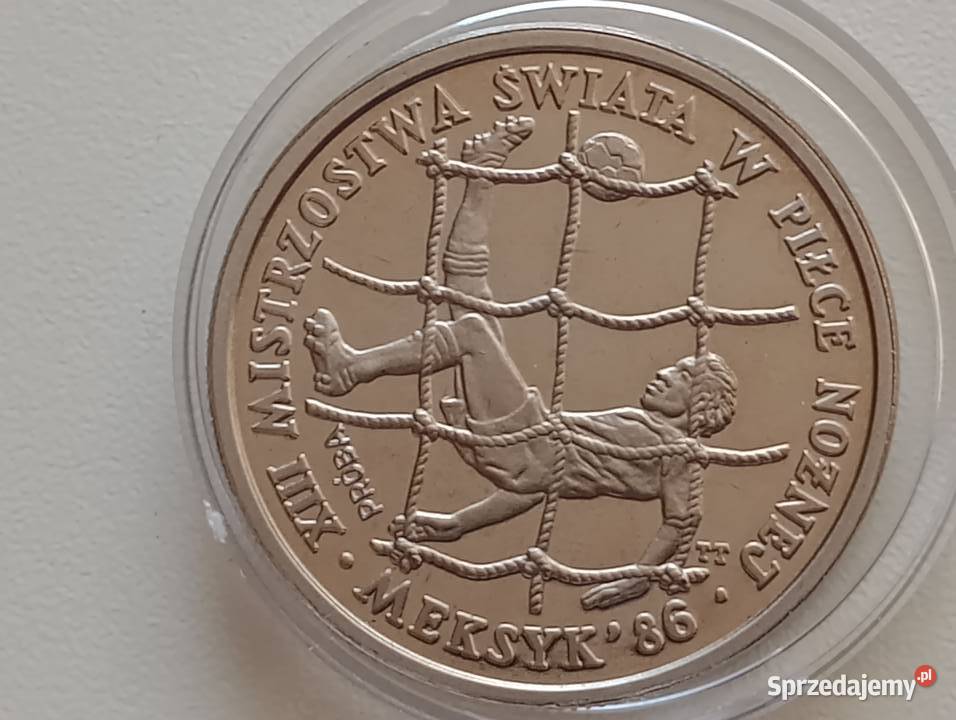 Moneta 200 1985r XIII Mistrzostwa świata w piłce Mosina sprzedam