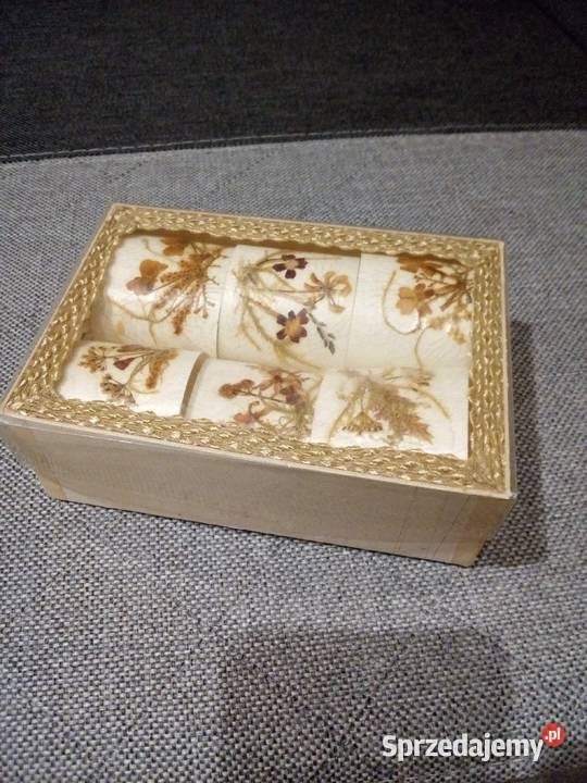 Piękne stare obrączki na serwetki ręczna robota Częstochowa