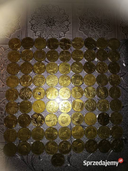 Monety 2 okolicznościowe 1999zestaw 82 sztuki Rydzewo