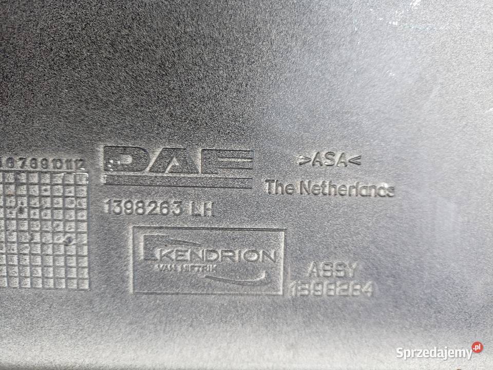 OBUDOWA OKULAR DAF XF105 1398263 LEWY ORYGINAŁ Sulechów