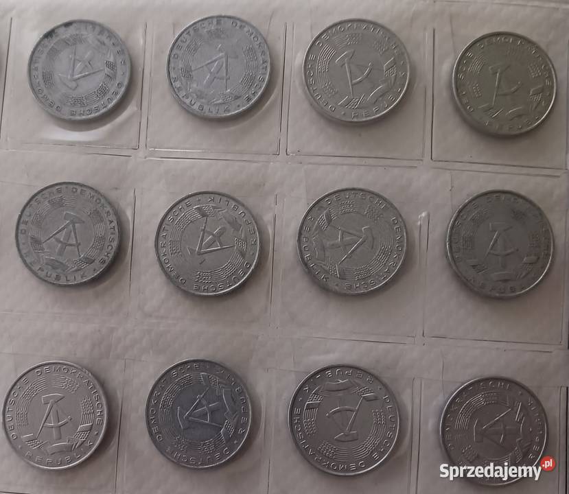 10 Fenigów NRD różne roczniki Konin sprzedam