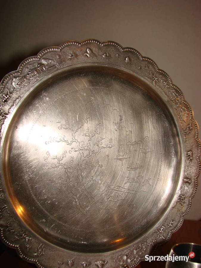 taca z kieliszkami plater Pruszcz Gdański