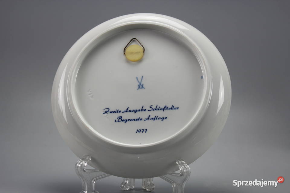 ARTexpert Miśnia meissen talerz dekoracyjny 1977 Dobrzany