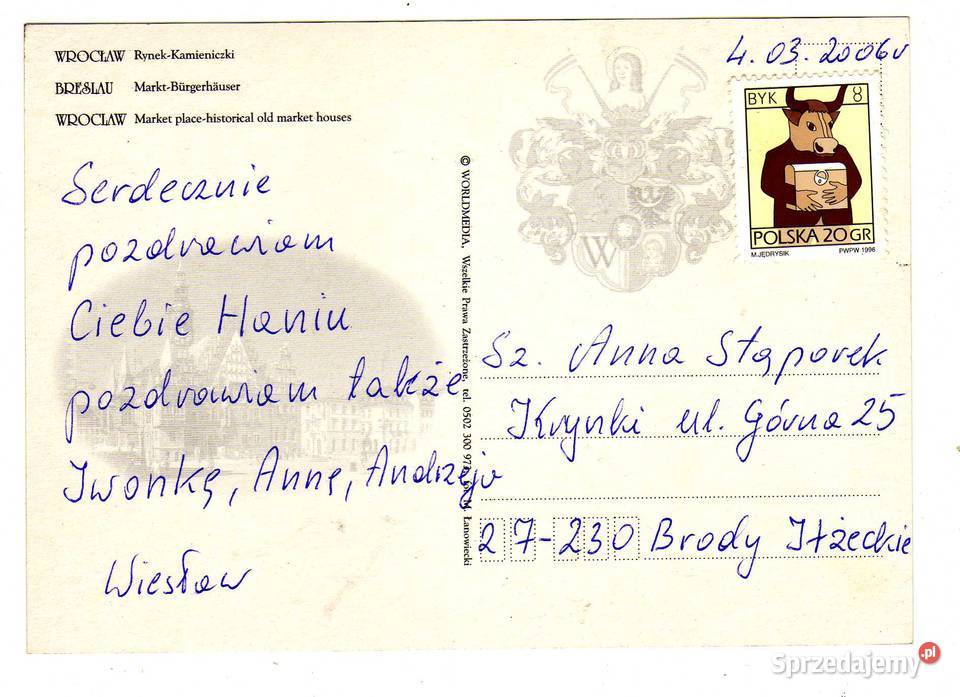 WROCŁAW RYNEK KAMIENICZKI Krynki