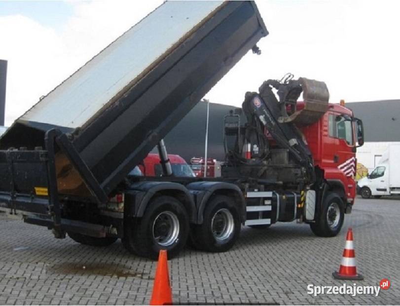 MAN TGS 28.440 BOARDMATIC wywrotka 6x6 Z DZWIGIEM