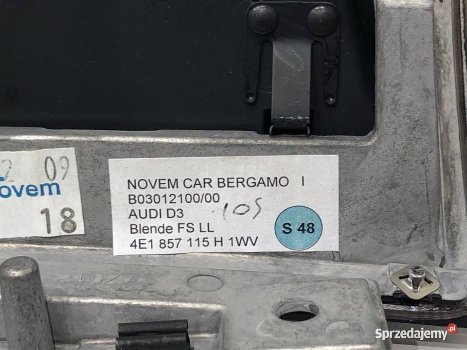 LISTWY DEKOR KOMPLET AUDI A8 D3 4E1857186H