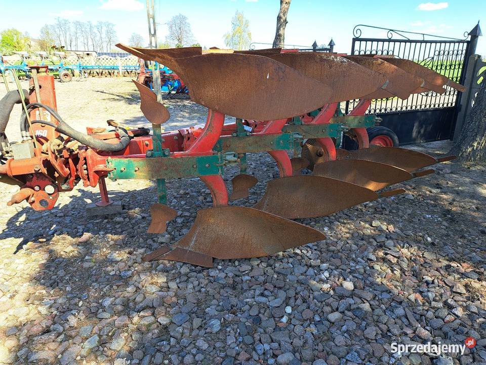 Pług obrotowy KVERNELAND EG 85 vario 4 skiby Kłodawa sprzedam