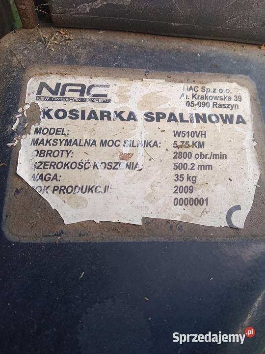 Sprzedam kosiarkę spalinowa Laskowa