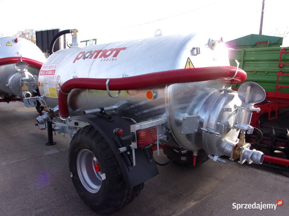 Wóz asenizacyjny przyczepa POMOT T5073 4000l łódzkie Opoczno