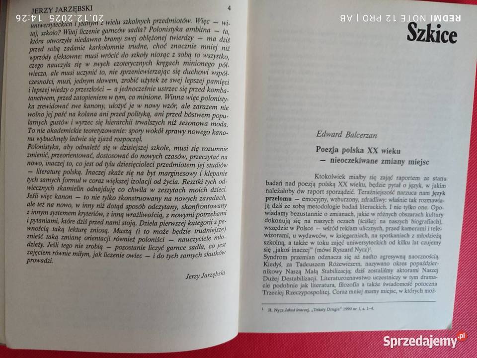 Teksty Drugie 5 35 1995 Polonistyczne obrachunki miękka Katowice