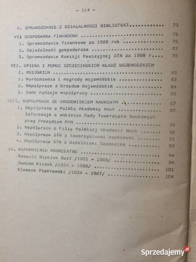 3316 Sprawozdanie Szczecińskiego Tow Naukowego Szczecin sprzedam