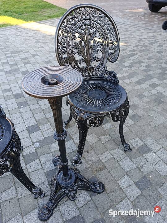 Żeliwna noga do stolika kwietnika Lipno