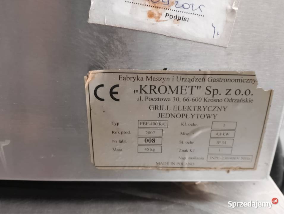 Płyta bezpośredniego smażenia ryflowana Wrocław