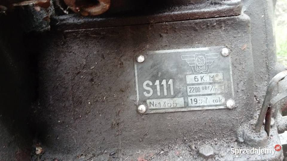 Silnik stacjonarny S111 Łódź 1957 Ożarów Mazowiecki