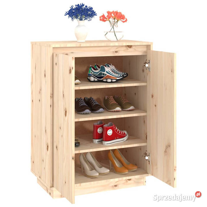 Szafka na buty 60x35x80 lite drewno sosnowe mazowieckie Warszawa
