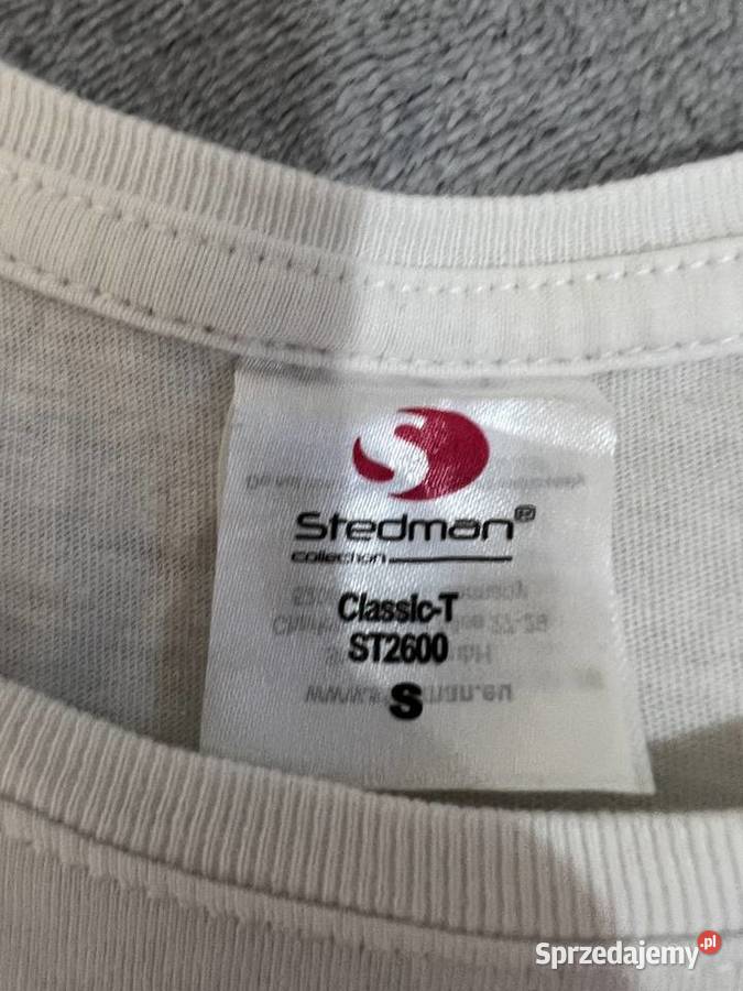 Biały tshirt koszulka bluzka z krótkim rękawem Jasło