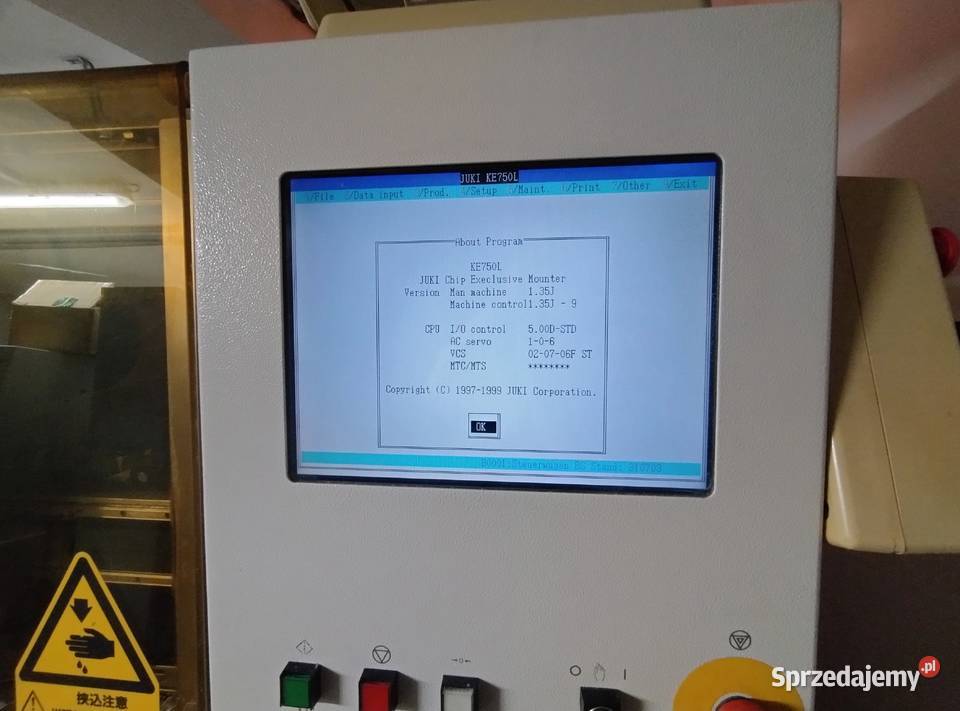 JUKI KE750L Automat SMD SMT Pick Place Słupsk