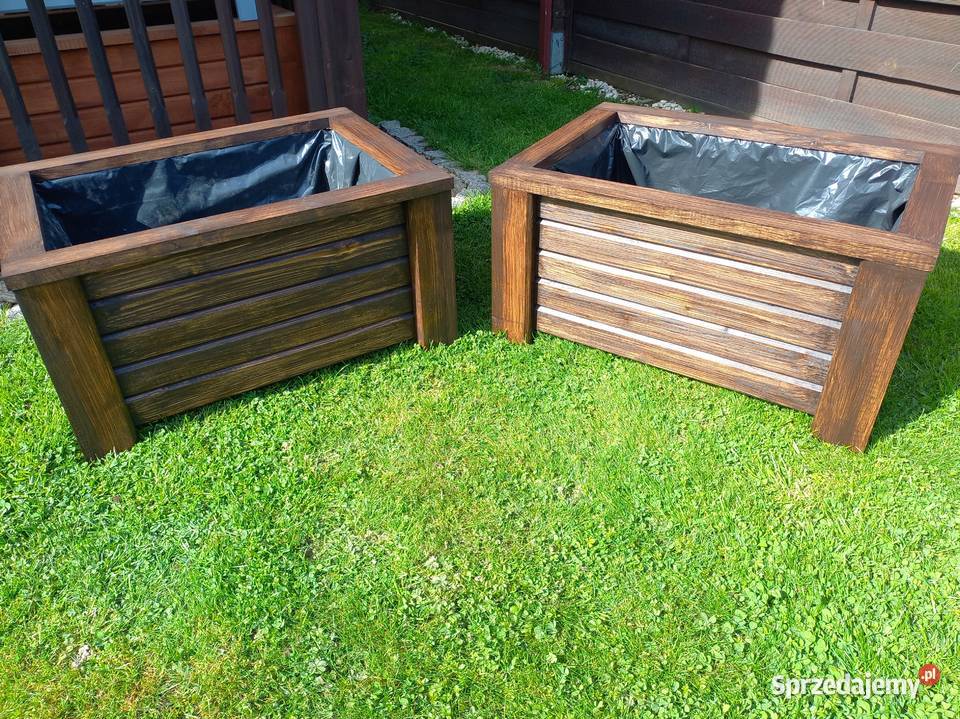 Doniczki ogrodowe drewniane 90 Ropczyce