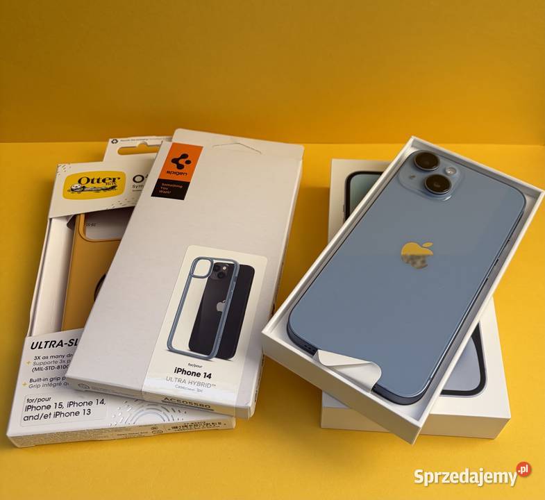 Smartfon APPLE iPhone 14 128GB Blue Idealny sprzedam