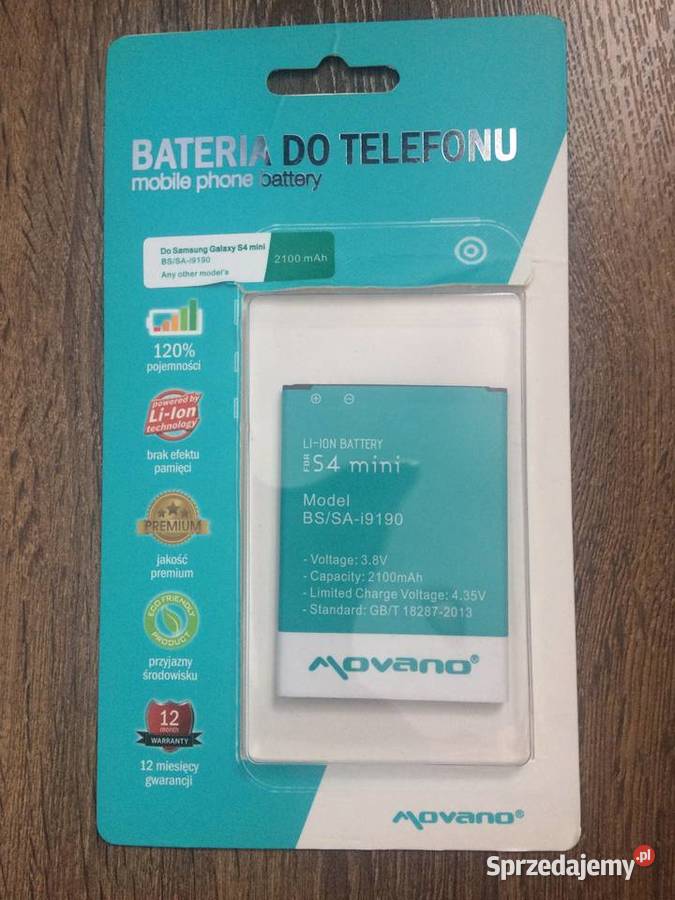 Bateria Samsung S4 Mini 2100mAh Wrocław