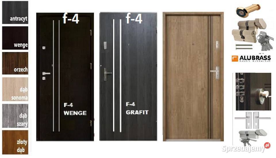 drzwi wejściowe zewnętrzne do mieszkania w bloku Dom i Ogród Lublin